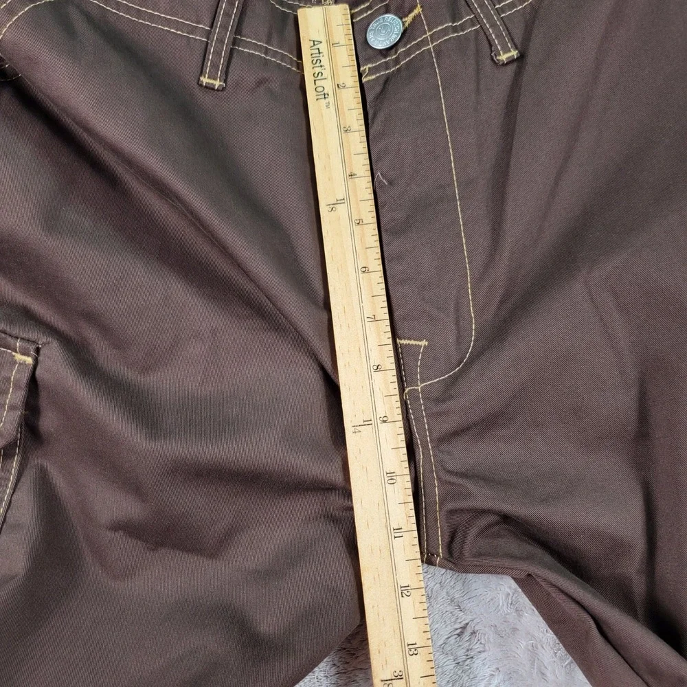 True Religion Mens Cargo SN Pant HS Outline Bracken Brown Straight Leg 36( 37)